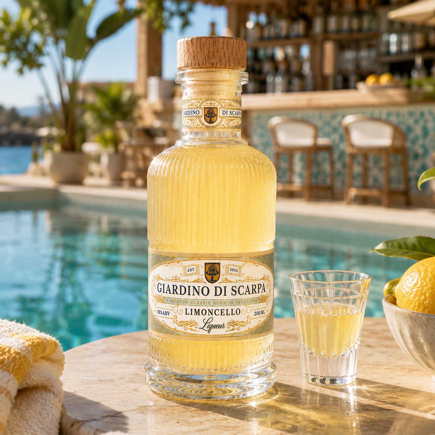 Giardino Di Scarpa Limoncello 200ml bottle